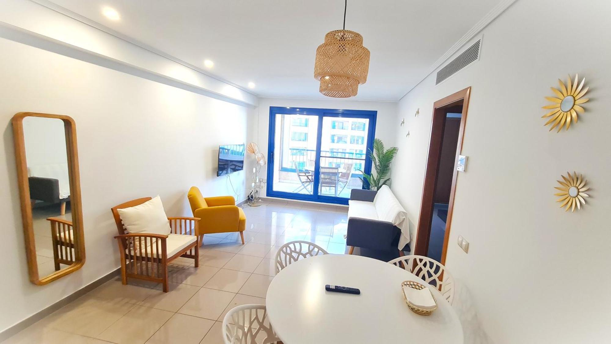 Beach Valencia Luxury D15-9 Apartment With Terrace And Sea Views With Two Rooms المظهر الخارجي الصورة